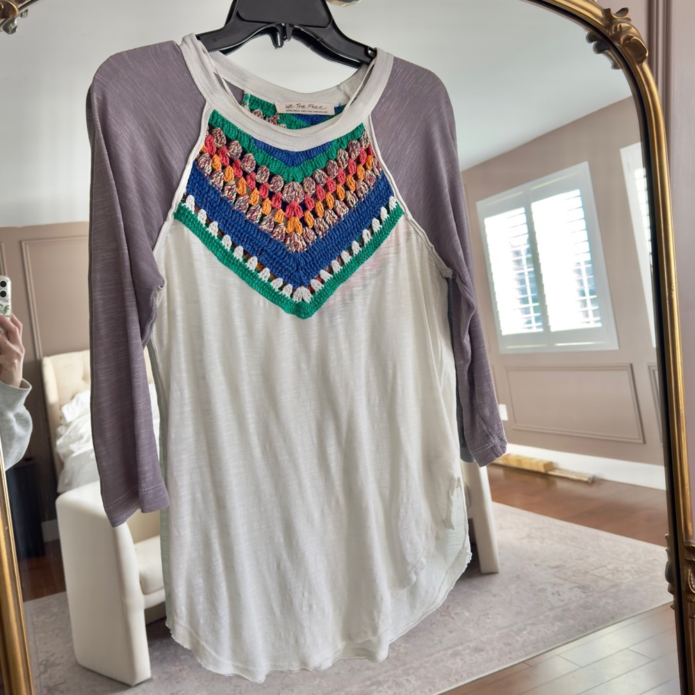 Free People crochet top